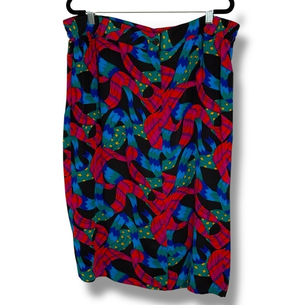 NWT Dead-stock Pia Rucci Silk Pencil Skirt Size 1X - Picture 7 of 7